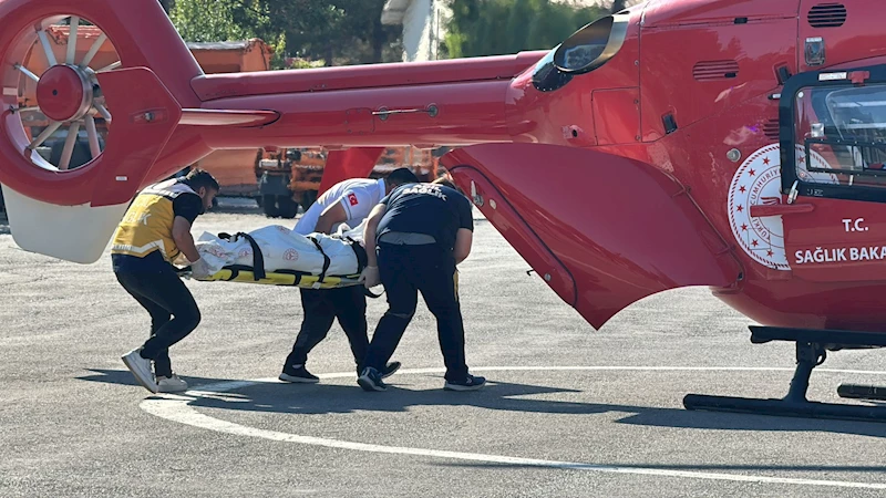 BARTIN Odun kestiği motorlu testere bacağını kopardı, hava ambulansıyla Ankara