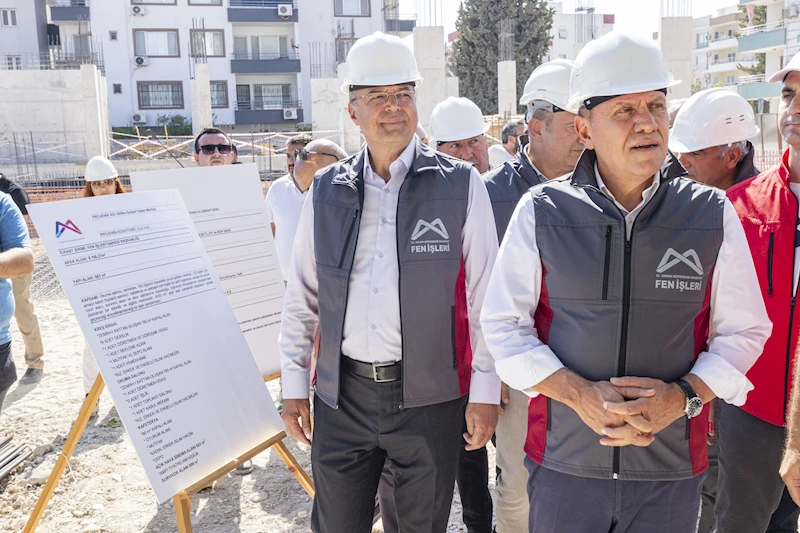 Silifke Sosyal Yaşam Merkezi inşaatı sürüyor