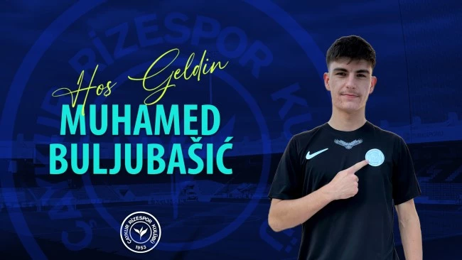 Rizespor genç orta saha Muhamed Buljubasic ile prensipte anlaştı