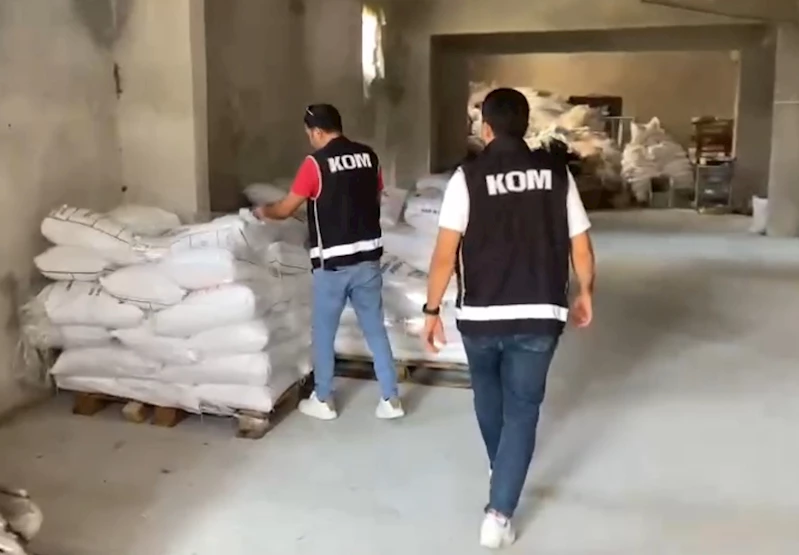 Mersin’de 50 ton sahte deterjan ele geçirildi