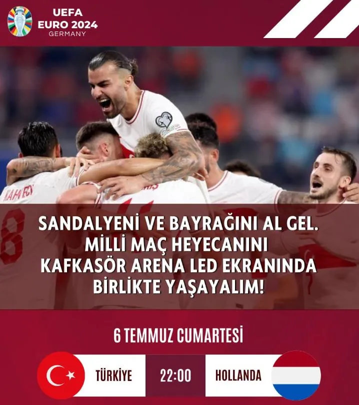 Türkiye - Hollanda Maçı, Kafkasör Arena