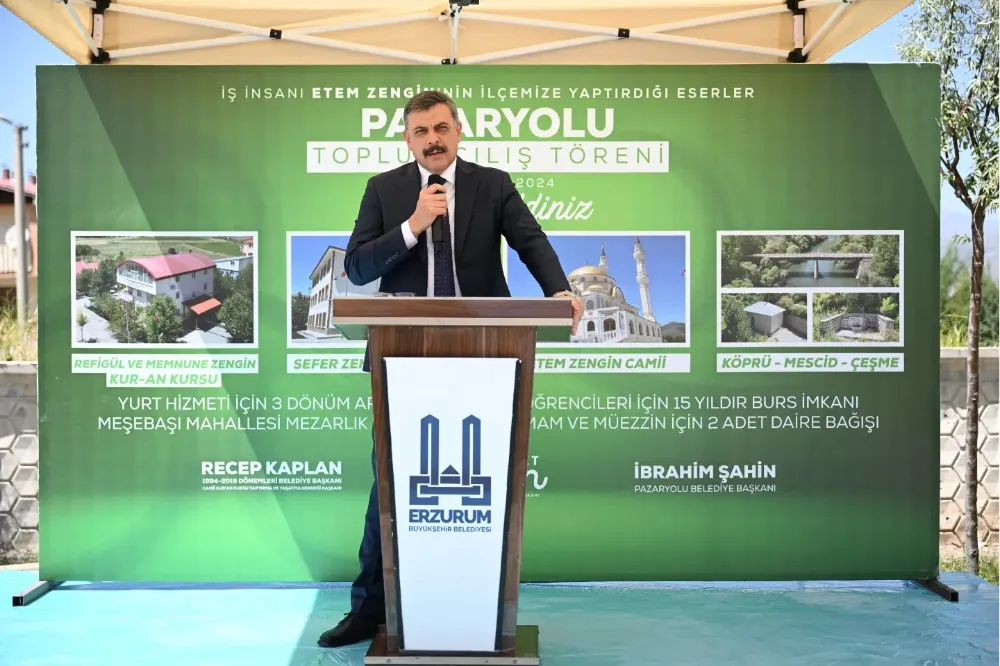 Ethem Zengin Camii Açılışı: Erzurum