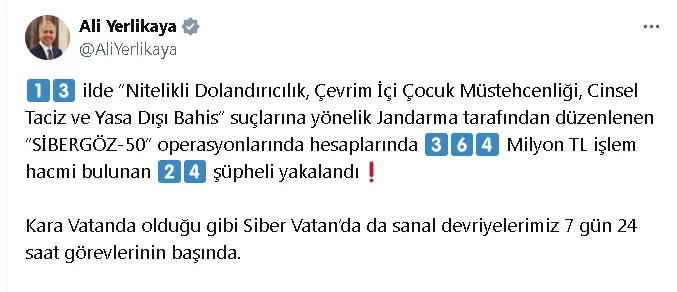 13 ildeki 