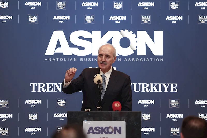 TBMM Başkanı Kurtulmuş, Washington’daki iş adamlarıyla bir araya geldi