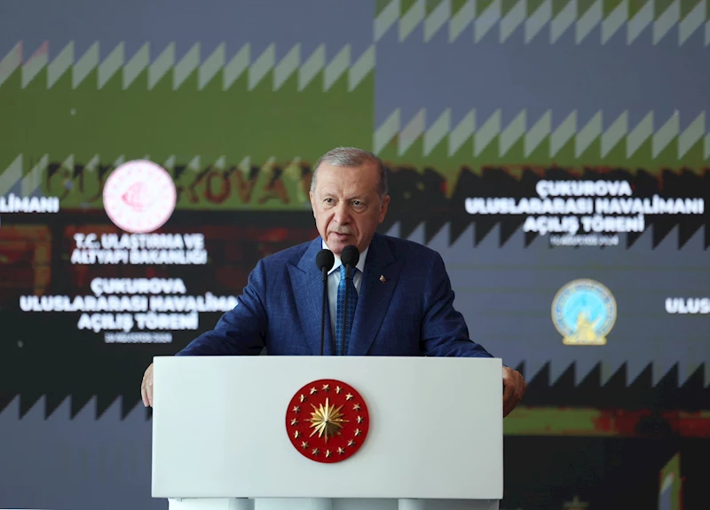 Erdoğan: Eleştirilmesi gereken Çukurova Havalimanı değil, halkın parasını Paris’te har vurup, harman savuran müsriflerdir / Ek fotoğraf