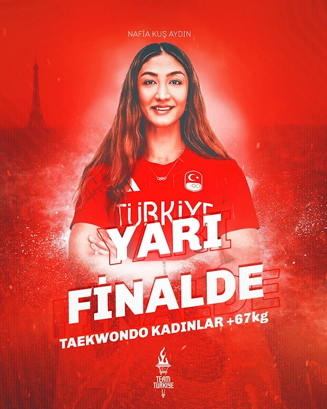 Nafia Kuş Aydın, taekwondoda yarı finalde