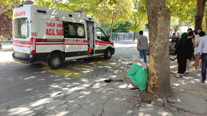 Orhangazi’de 2 otomobilin çarpıştığı kazada 1 sürücü yaralandı