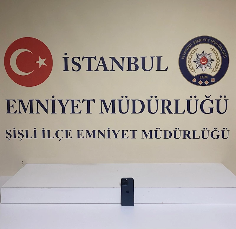 İstanbul - Şişli’de Antalyalı ailenin telefon ve çantasını çalan şüpheli yakalandı 