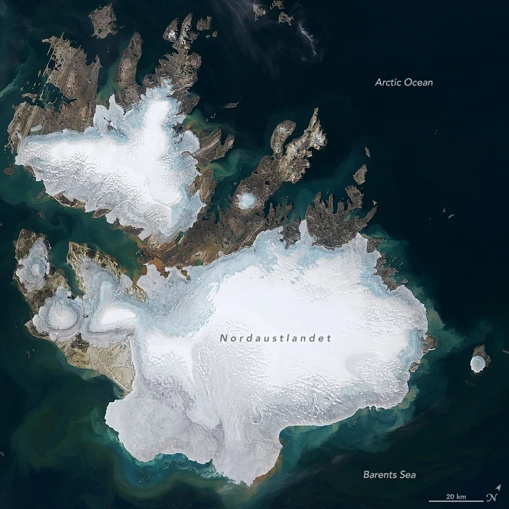 NASA: Norveç’teki Svalbard Adaları’nda buzul erimesi rekor düzeye ulaştı