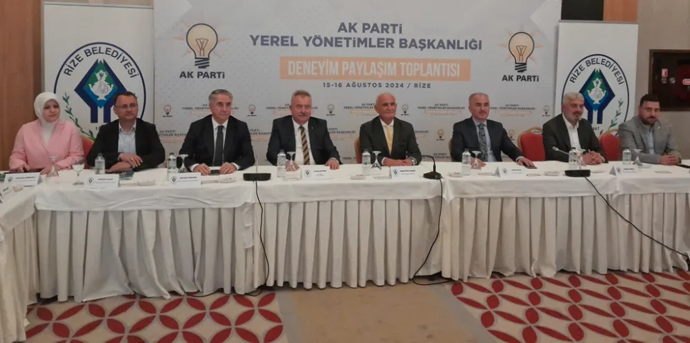 AK PARTİ BİLGİ PAYLAŞIM TOPLANTISI RİZE