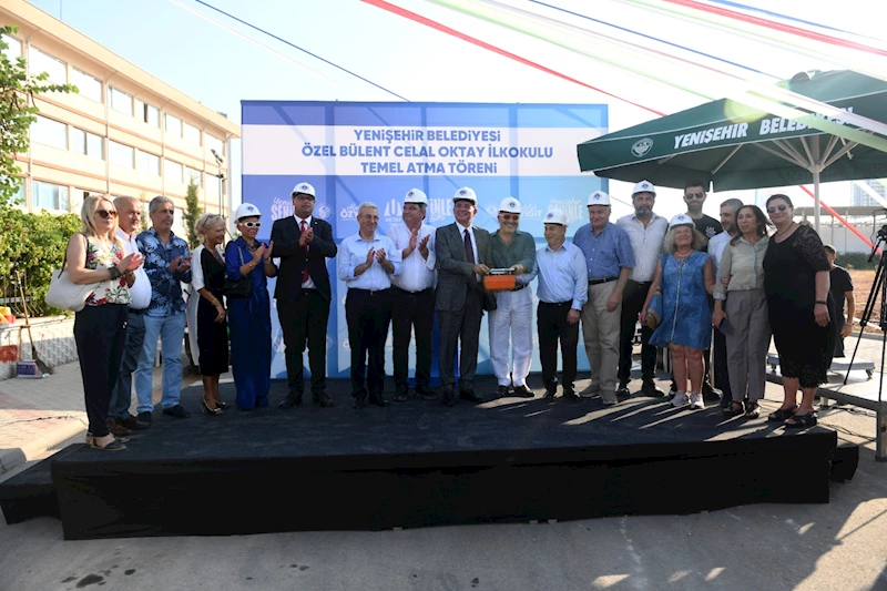 Yenişehir Belediyesi 320 öğrenci kapasiteli ilkokulun temelini attı