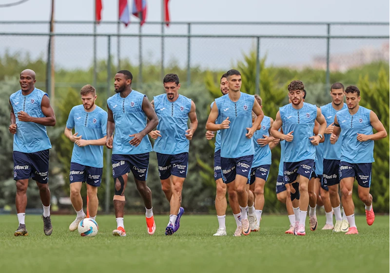 Trabzonspor, St. Gallen maçı hazırlıklarını sürdürdü 