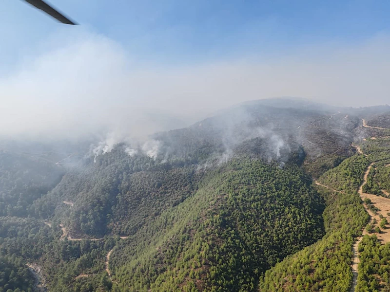 Manisa’daki orman yangınında 5’inci gün