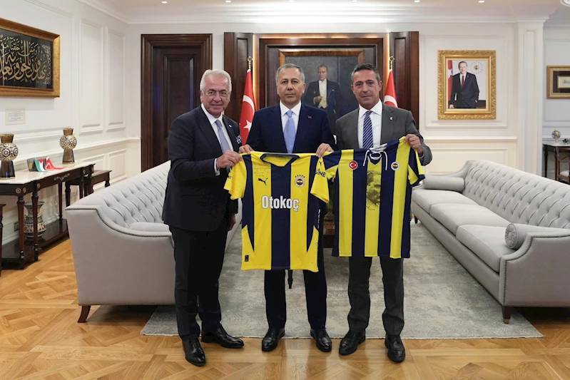 Bakan Yerlikaya, Fenerbahçe Başkanı Ali Koç