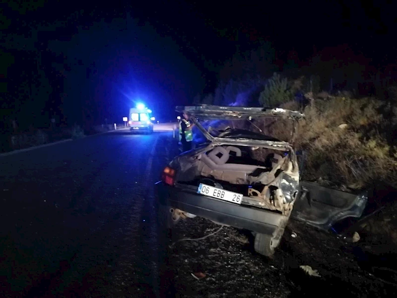 Kastamonu’da otomobil takla attı: 5 yaralı