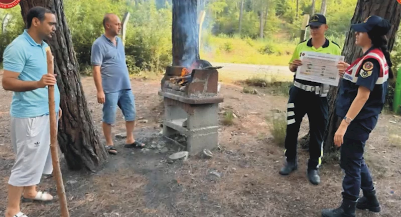 Osmaniye’de, orman yangınlarına karşı jandarma görev başında 