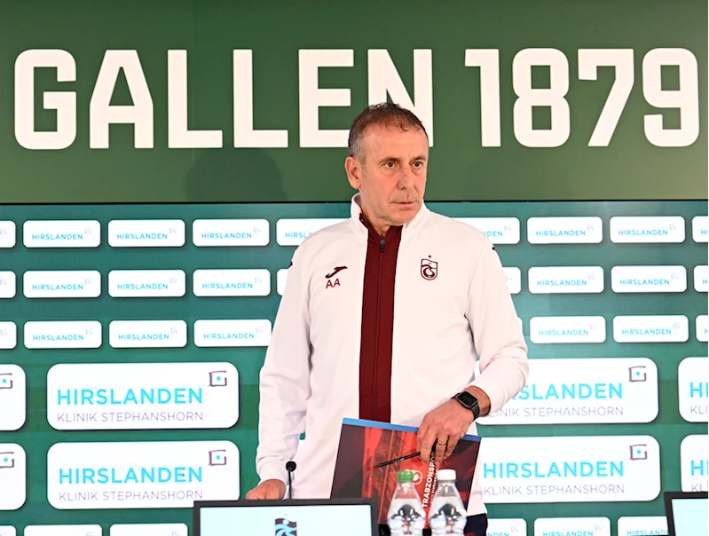 St. Gallen-Trabzonspor maçına doğru