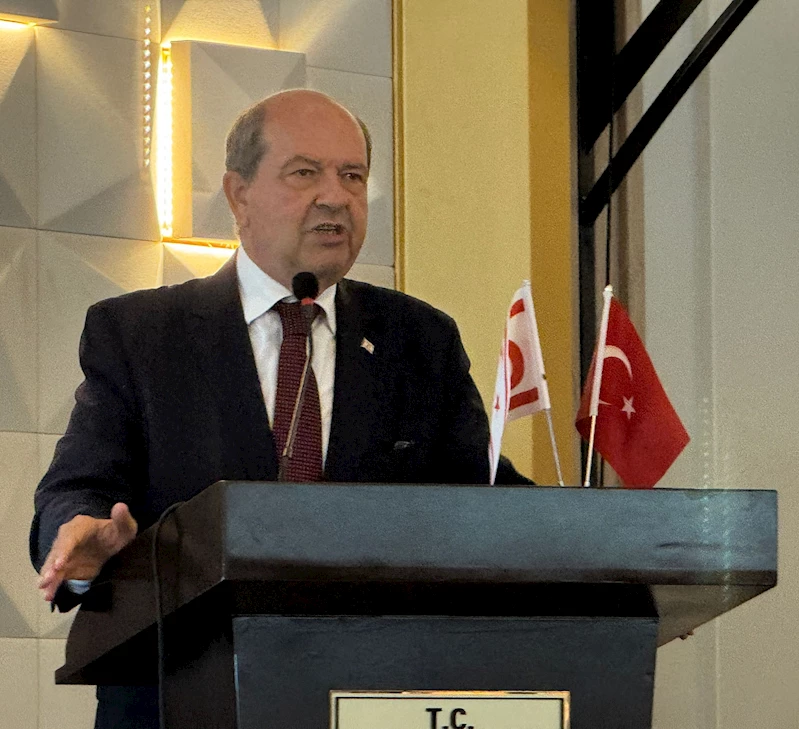 KKTC Cumhurbaşkanı Tatar: Devletimizin teyit edilmesiyle ancak müzakere masasına oturacağız