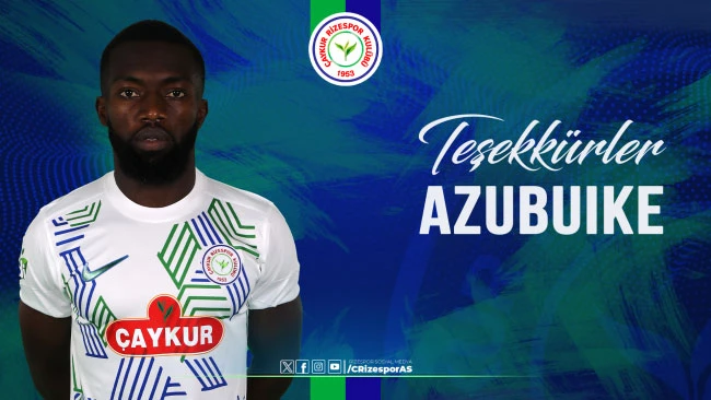 Çaykur Rizespor, Azubuike ile yollarını ayırdı