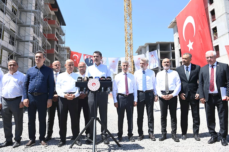 Bakan Kurum: Yıl sonuna inşallah Ebrar Sitesi