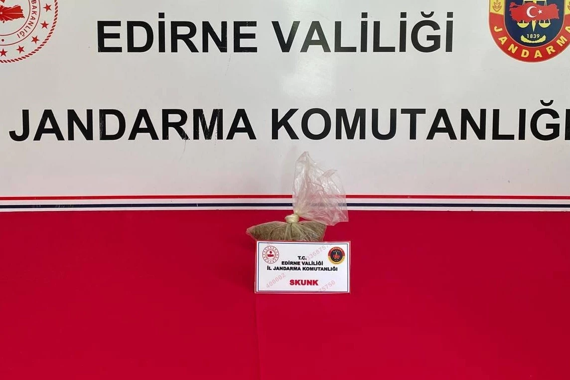 Edirne Keşan’da Skunk ele geçirildi