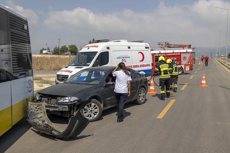 Mersin’de yol trafik güvenliği için tatbikat gerçekleştirildi