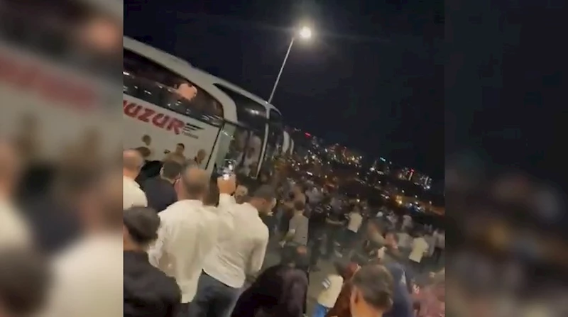 Şanlıurfa’da asker uğurlamasında kavga kamerada