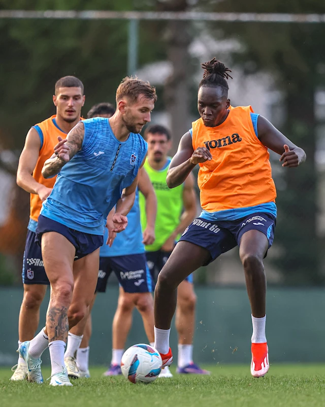 Trabzonspor’da St. Gallen maçı hazırlıkları sürdü