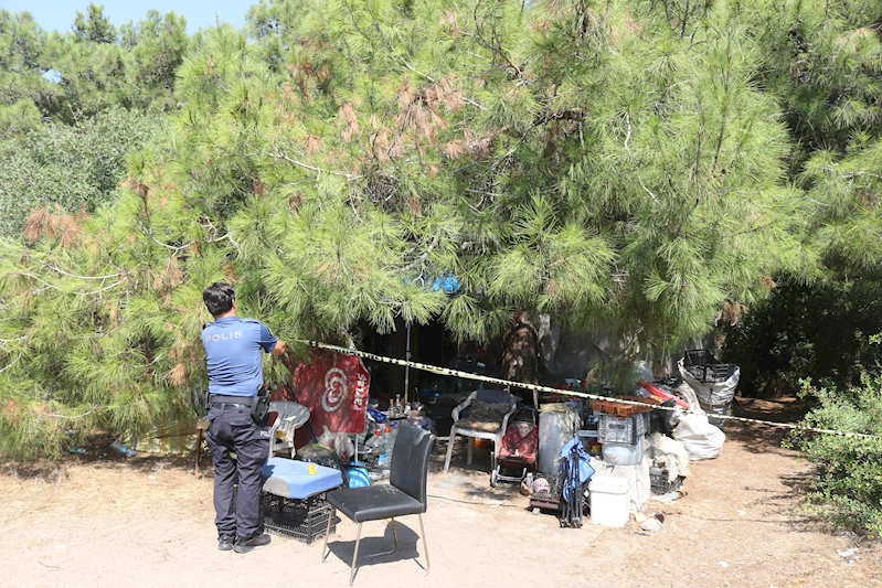 Ormanlık alana yaptığı barakada ölü bulundu
