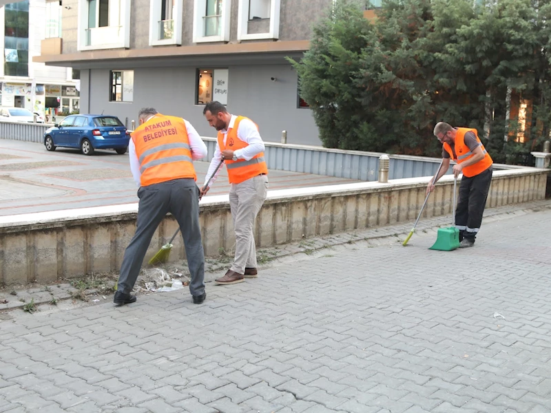 Atakum Belediyesi ‘Daha Temiz Atakum’ için sahada