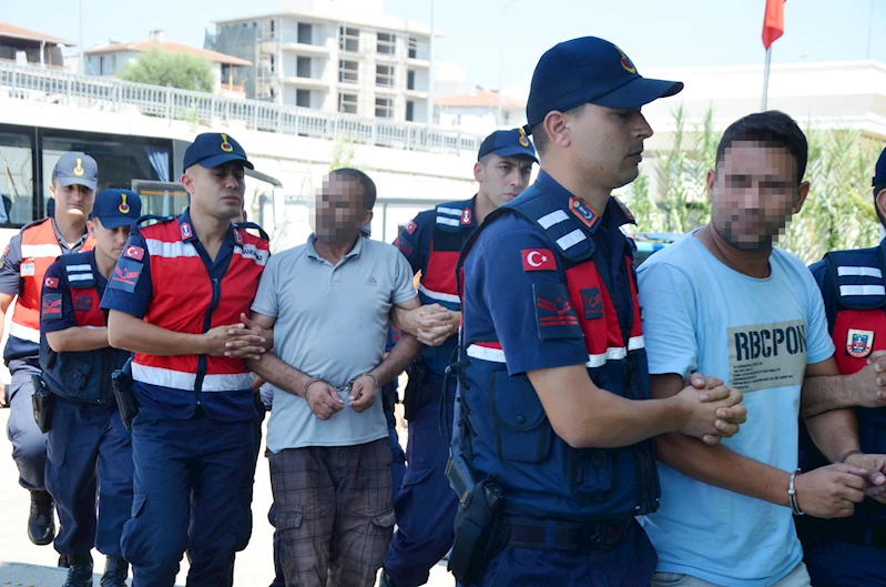 Akraba cinayeti şüphelileri adliyede