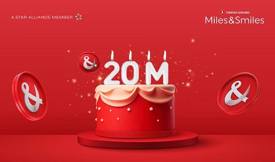 THY, 20 milyon Miles&Smiles üye sayısına ulaştı