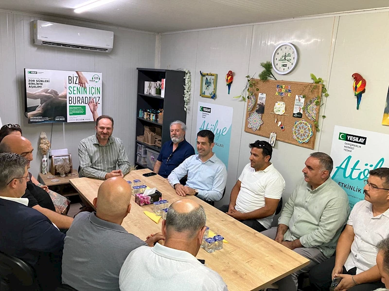 Yeşilay Genel Başkanı Dinç, Hatay’da 