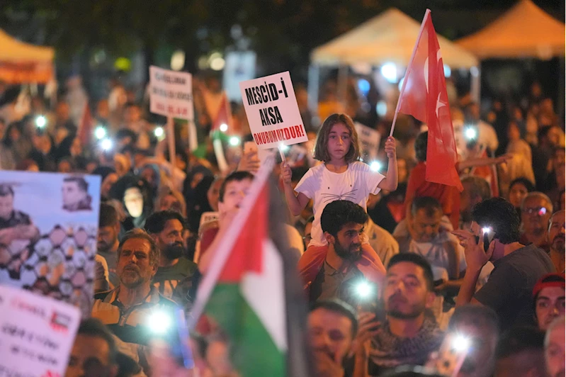 Düzce’de, Heniyye’ye suikastı protesto edildi