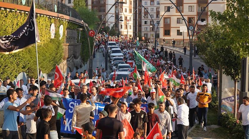 Şırnak’ta İsrail protestosu