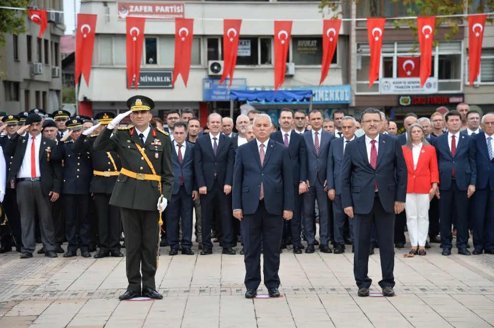 Trabzon’da 30 Ağustos Zafer Bayramı Coşkulu Törenlerle Kutlandı