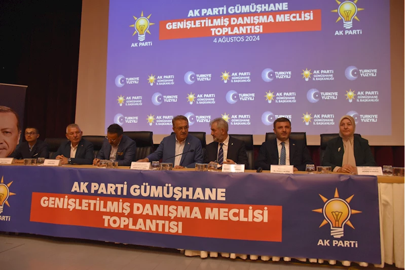 AK Parti Genel Başkan Yardımcısı Hayati Yazıcı, Gümüşhane’de konuştu: