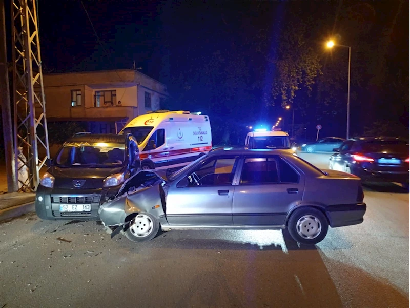 Çarşamba’da trafik kazasında 1 kişi yaralandı