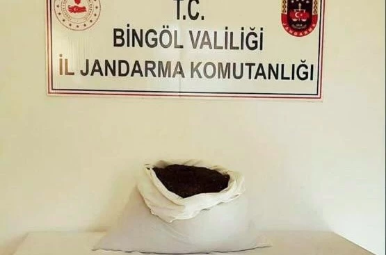 Bingöl’de 15 kilo 765 gram esrar ele geçirildi