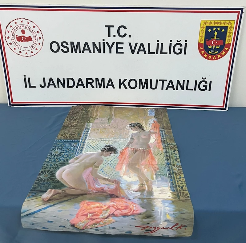 Jandarmanın operasyonunda tarihi eser ve uyuşturucu madde ele geçirildi