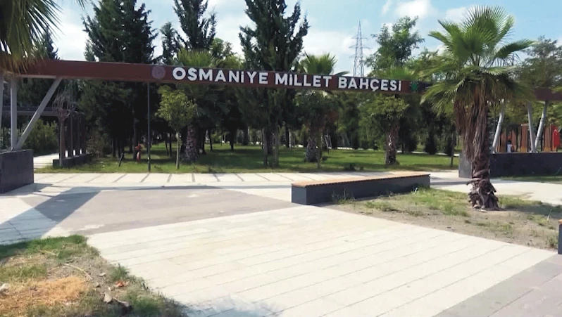 Osmaniye’de Millet Bahçesi yapımının yüzde 98’i tamamlandı