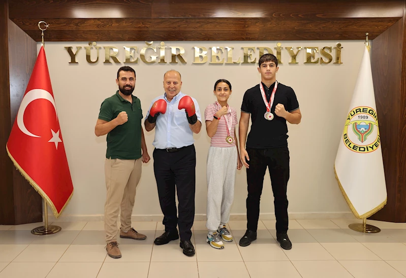 Başkan Demirçalı’dan şampiyon sporculara destek