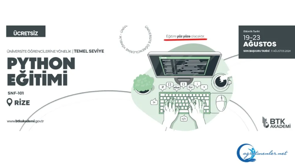 Rize İli Üniversite Öğrencilerine Yönelik Temel Seviye Python Programlama Eğitimi