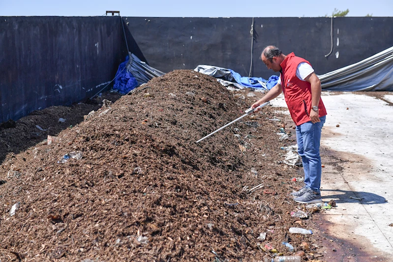 Büyükşehir’in atıkları kompost oluyor