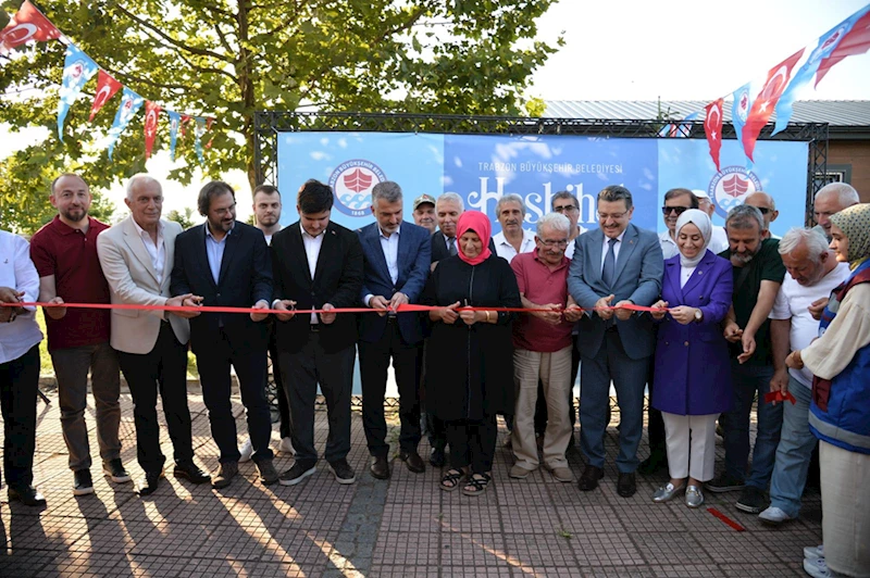 Trabzon Büyükşehir Belediyesinin kafesi hizmete açıldı