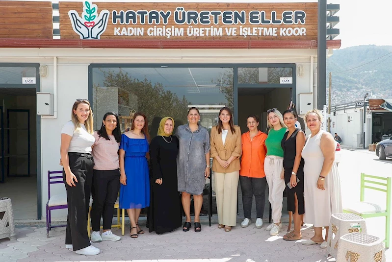 Hatay’da üreten kadınlar, güçlü yarınlar projesi 