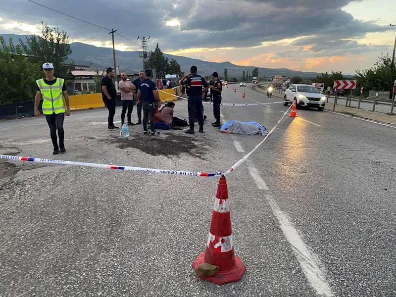 Manisa’da otomobilin çarptığı yaya öldü