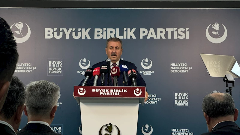 Mustafa Destici: Bugün idam diyenler 2018