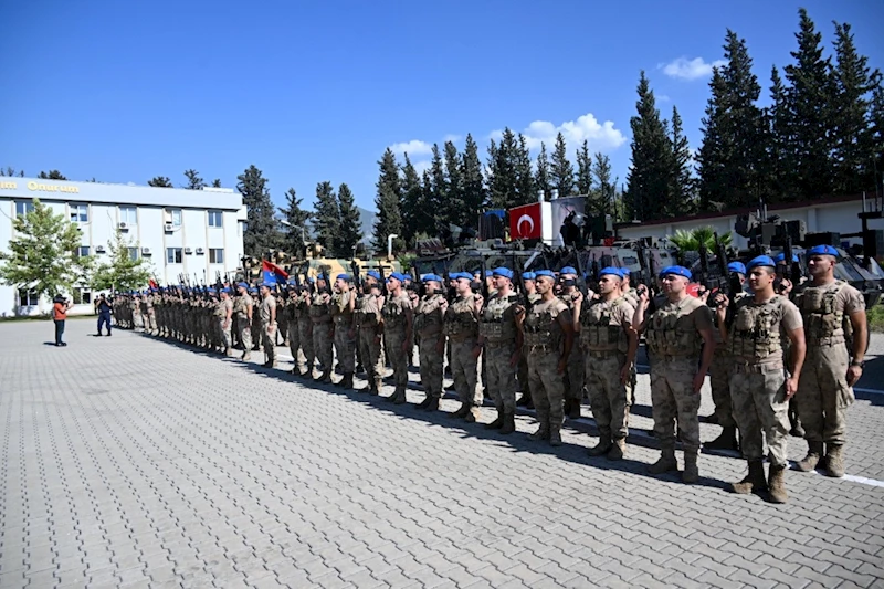 Suriye’de görev yapacak jandarma komandolar dualarla uğurlandı