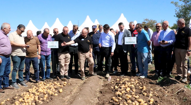 Tarla gününde patates çeşitleri tanıtıldı